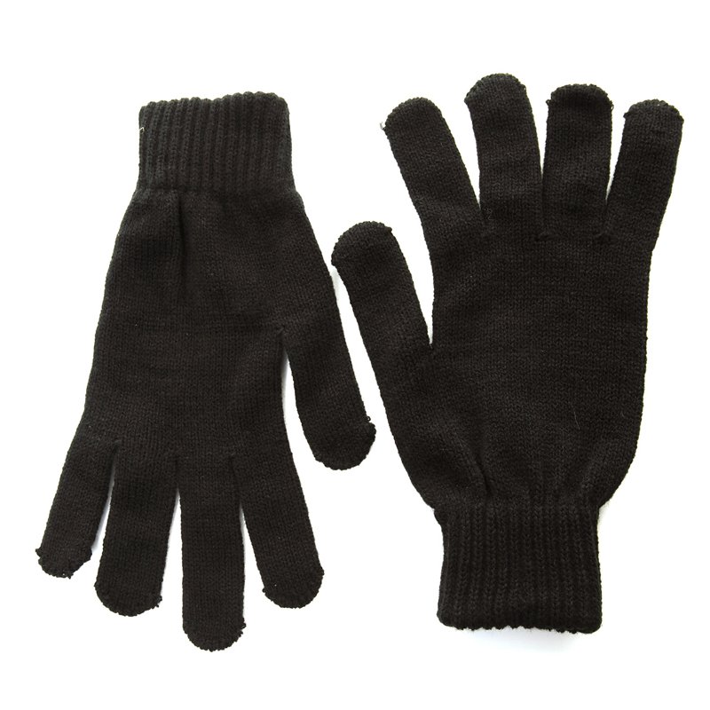 Gm2 - mens plain knitted gloves - SSP Hats