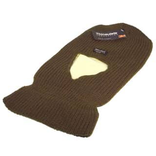 A116/0 Olive Thinsulate open face balaclava