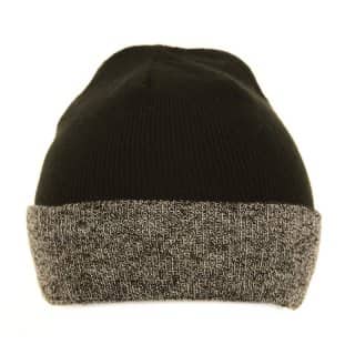 A1311-Adults unisex stretchy ski hat Wholesale ski hat in black with stretchy material