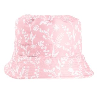 A1389 - Ladies floral bush hat Bulk bush hats in pink floral print