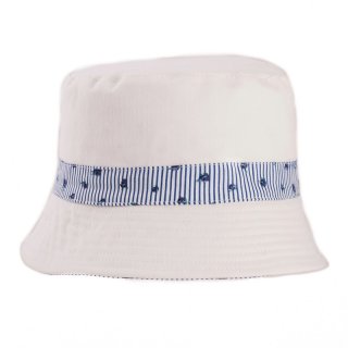 A1401-Ladies reversible floral stripe print bush hat Bulk ladies reversible floral plain print bush hat