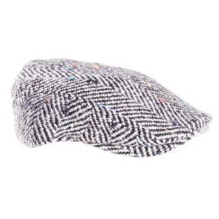 Wholesale flat cap developed from thick light grey wool blend