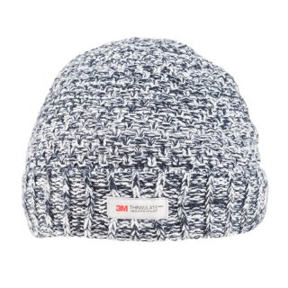 Grey adults unisex thinsulate ski hat