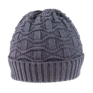 A1512-Adults unisex ski hats with teddy bear lining Wholesale adults navy unisex ski hat with teddy bear lining