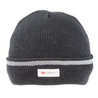 A1516-Mens thinsulate ski hat Bulk mens thinsulate ski hat in black