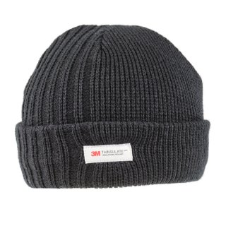 A1517-Mens thinsulate ski hat Black mens thinsulate ski hat available for wholesale purchase