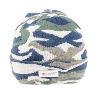 A1567-Mens thinsulate camo print ski hat
