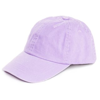 Wholesale ladies plain washed baseball cap in purple developed from cotton