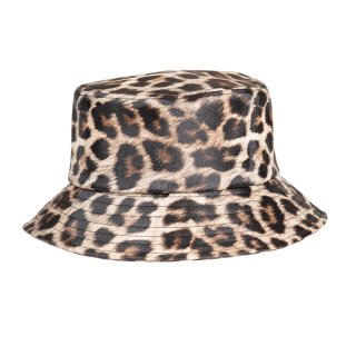A1620- LADIES LEOPARD/SNAKE PRINT BUCKET HAT A1620- LADIES LEOPARD/SNAKE PRINT BUCKET HAT