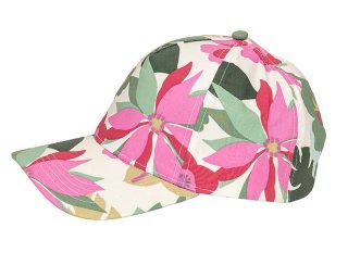 A1650- LADIES FLOWER PRINT BASEBALL CAP A1650- LADIES FLOWER PRINT BASEBALL CAP