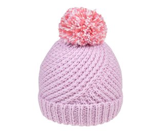A1704- LADIES CHUNKY KNITTED BOBBLE HAT