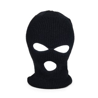 A1713- MENS BLACK 3 HOLE SAS BALACLAVA
