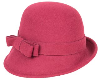 A1716 BG- PK OF 6 LADIES FELT SHORT BRIM HAT