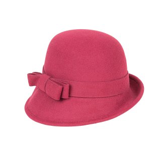 A1716 BG- PK OF 6 LADIES FELT SHORT BRIM HAT