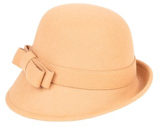 A1716 NT- PK OF 6 LADIES FELT SHORT BRIM HAT