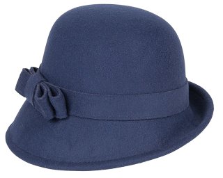 A1716 NY- PK OF 6 LADIES FELT SHORT BRIM HAT