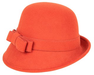 A1716 RT- PK OF 6 LADIES FELT SHORT BRIM HAT