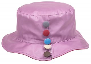 A1719- WOMEN'S SHOWERPROOF HAT WITH BUTTON DETAIL