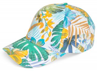 A1722- LADIES FLORAL BASEBALL CAP