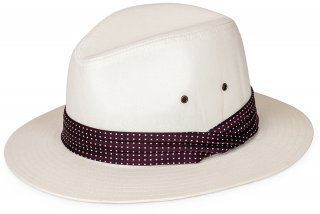 A1759- MENS FEDORA HAT WITH SCARF BAND