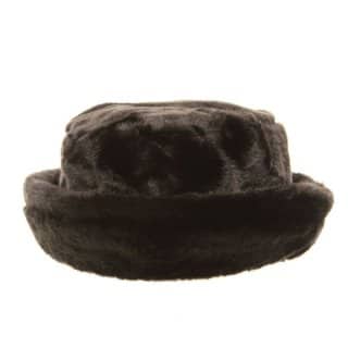 A211 (BLACK) WOMEN'S FAKE FUR HAT