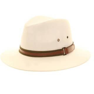 A349 - Mens fedora with faux leather band