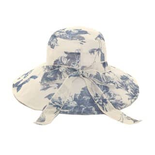 A355 - LADIES LIGHTWEIGHT FLORAL PRINT SUN HAT