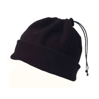 Wholesale hat and neck warmer with toggle