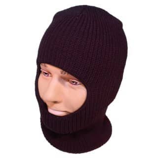 A72/B - Black open face balaclava Bulk black open face balaclava