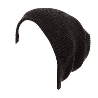 A762 - Ribbed oversized baggy beanie hat