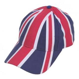 Wholesale Union Jack printed baseball cap