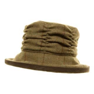 AE5-Womens tweed hat Bulk womens green tweed hat