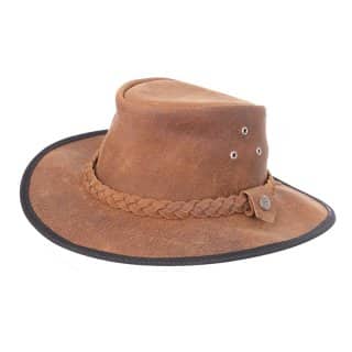 AK50L - Light brown australian style hat