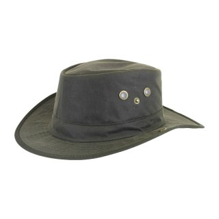 AK85L- OLIVE GREEN CRUSHABLE SOFT WAX HAT/ 59CM