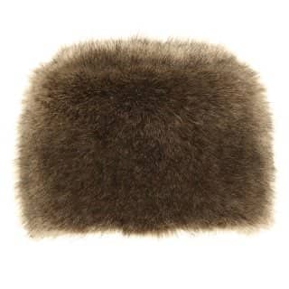 AW133-Ladies luxury faux fur pillbox hat