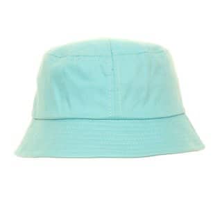 Wholesale blue young boys cotton bucket hat