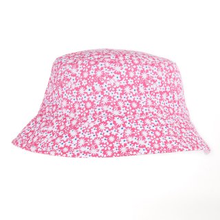 B283-Baby girls ditsy and floral print bush hat