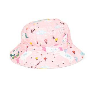 B316- BABIES UNICORN PRINT BUSH HAT