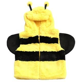 BW9 - Childrens furry bee gilet Wholesale childrens furry bee gilet