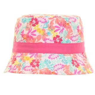 C167-Girls bright assorted bush hat Wholesale girls bright assorted floral design bush hat