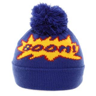 C418 - CHILD'S NOVELTY SLOGAN SKI HATS - 2 ASSORTED
