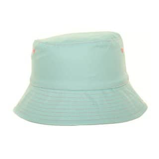 Wholesale plain girls cotton bucket hat in blue