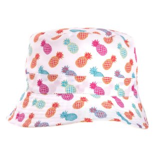 C578-Girls pineapple print bush hat Wholesale girls pineapple print bush hat