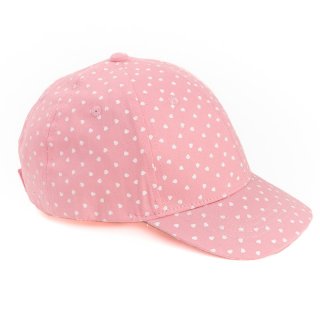 C586- Girls heart print baseball cap