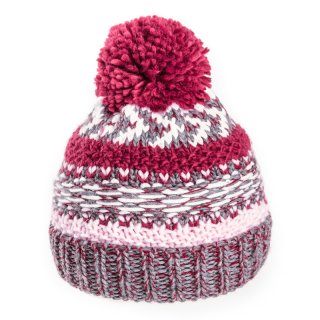 C599-Kids unisex bobble hat Kids unisex bobble hat available for wholesale purchase in pink