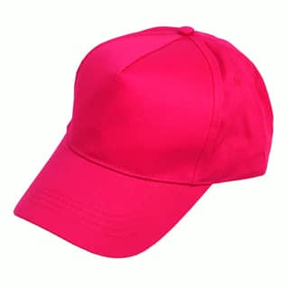 Childrens red 5 panel Baseball cap