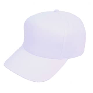 CHILDREN'S WHITE 5 PANEL B.BALL CAP