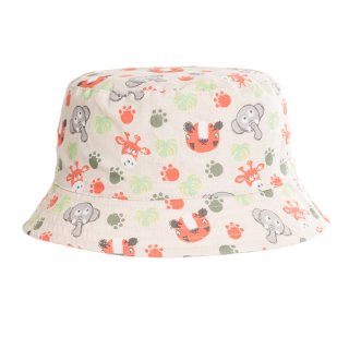 Wholesale bush hat for boys with cute animal print