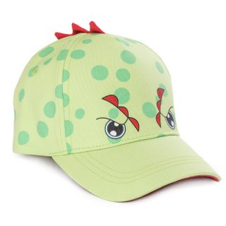 C653-Kids unisex dinosaur baseball cap Wholesale kids unisex green dinosaur baseball cap developed from cotton