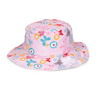 C691- GIRLS WIDE BRIM BUTTERFLY PRINT HAT